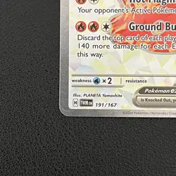 Pokemon TCG Magcargo ex Twilight Masquerade 191/167 Ultra Rare Holo - NM - Image 5