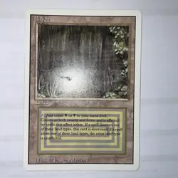 Magic: The Gathering Bayou Card RE MTG Revised Edition. Rare. - Image 2