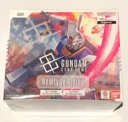 Gundam Card Game - GD01 Newtype Rising ENGLISH Booster Box NEW Sealed BANDAI - Image 1