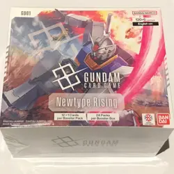 Gundam Card Game - GD01 Newtype Rising ENGLISH Booster Box NEW Sealed BANDAI - Image 2