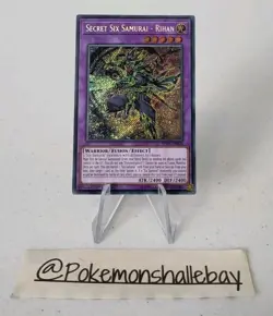 Secret Six Samurai - Rihan SPWA-EN006 *NM* 1st Edition Secret Rare Yugioh Card - Image 1