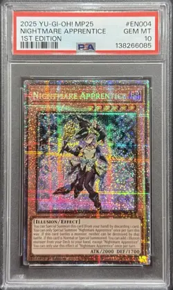 2025 PSA 10 YUGIOH MP25 STARLIGHT RARE NIGHTMARE APPRENTICE 💎 - Image 1