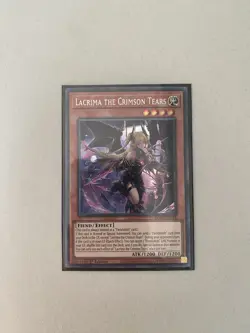 Yugioh Lacrima The Crimson Tears ROTA-EN014 Secret Rare 1st Ed NM - Image 1