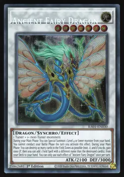 Ancient Fairy Dragon NAME SHIFT MISPRINT - RA01-EN030 - Secret Rare - Yugioh - Image 1