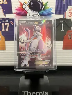 Pokemon Mewtwo EX TCG Full Art Holo Card 158/162 2015 Breakthrough Ultra Rare - Image 1