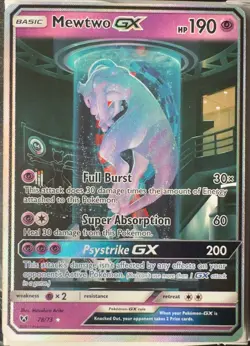 Mewtwo GX (Secret Shining) 78/73 Shining Legends Holo - Image 1