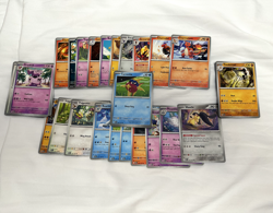 Obsidian Flames Pokemon TCG 2023 SV (50) Card Lot Commons & Uncommons NM - Image 1