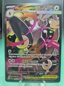 Mega Lopunny Ex 128/094 SIR Phantasmal Flames Pokemon TCG Card - Image 1