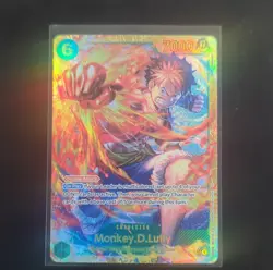 Bandai One Piece CCG Monkey.D.Luffy OP13-118 Secret Rare Foil Card - Image 1