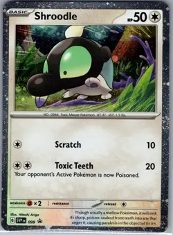 Shroodle SVP 099 Holo SV: Scarlet & Violet Promo Cards - Pokemon Card - NM - Image 1