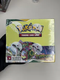 Evolving Skies Factory Sealed Booster Box sword and shield Pokemon TCG 2021 - Image 1