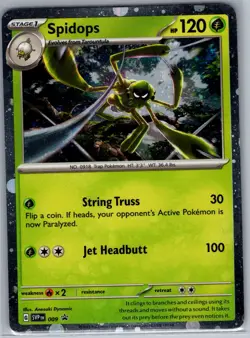 Spidops SVP 009 Holo SV: Scarlet & Violet Promo Cards - Pokemon Card - NM - Image 1