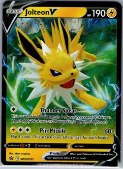 Jolteon V SWSH151 SWSH: Sword & Shield Promo Cards - Pokemon Card - NM - Image 1