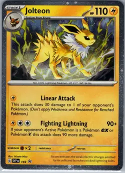 Jolteon - (Cosmos Holo) 169 SV: Scarlet & Violet Promo - Pokemon Card - NM - Image 1