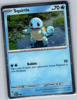 Squirtle - (Cosmos Holo) 048 SV: Scarlet & Violet Promo - Pokemon Card - NM - Image 1