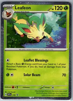 Leafeon - (Cosmos Holo) 170 SV: Scarlet & Violet Promo Cards - Pokemon Card - NM - Image 1