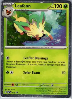 Leafeon - (Cosmos Holo) 170 Holo SV: Scarlet & Violet Promo - Pokemon Card - NM - Image 1