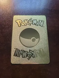 Leafeon EX SIR - Prismatic Evolutions | Gold Metal Card Gift/Display - Image 2