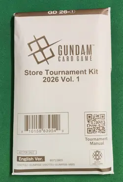 Gundam Card Game Store Tournament Kit 2026 Vol 1 Sealed with Free Shipping - Image 1