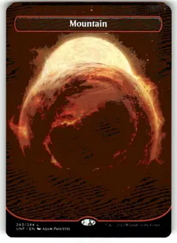 Mountain (243) (Borderless) Unfinity Regular MTG - Image 1