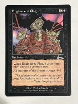 Engineered Plague LP Urza’s Legacy MTG - Image 1