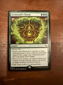 Archdruid's Charm - Murders at Karlov Manor MTG Magic the Gathering Instant - Image 1