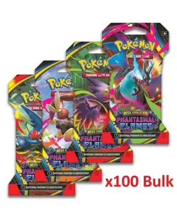 Pokemon Phantasmal Flames Blisters SET OF X100 BRAND NEW SEALED✅CODE% SHPZIP✅ - Image 2