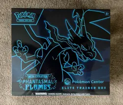 Phantasmal Flames Pokemon Center Exclusive Elite Trainer Box ETB SEALED - Image 1