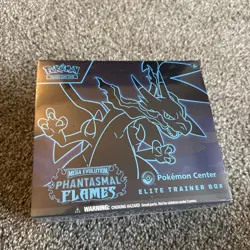 Phantasmal Flames Pokemon Center Exclusive ETB Elite Trainer Box Factory Sealed - Image 1