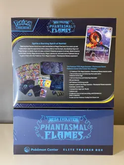 Phantasmal Flames TCG Pokemon Center Exclusive Elite Trainer Box ETB - Image 3