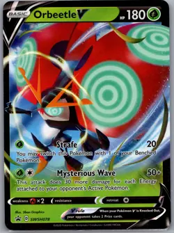 Orbeetle V SWSH078 - Pokemon SWSH Black Star Promos - Holo Promo (NM) - Image 1