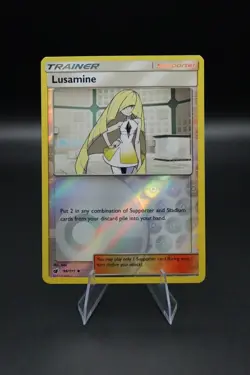 Lusamine 96/111 SM - Crimson Invasion Pokemon 004531 NM - Image 1