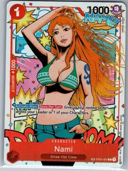 Nami (TR) ST01-007 English Wings of the Captain - One Piece Card - NM - Image 1