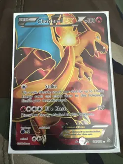 Charizard EX Full Art Ultra Rare Holo Card 100/106 XY Flashfire - Image 1