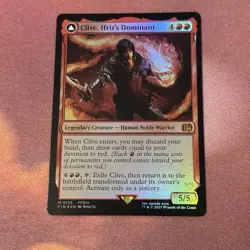 Clive, Ifrit’s Dominant Foil, MTG Single, FIN 0133 Mythic NM - Image 1
