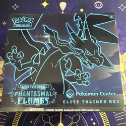 Phantasmal Flames Pokemon Center Exclusive Elite Trainer Box ETB Sealed - Image 1