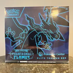 Phantasmal Flames POKEMON CENTER Exclusive Elite Trainer Box ETB NEW SEALED - Image 1