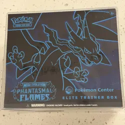 Phantasmal Flames Pokemon Center Exclusive ETB - New/Sealed w/ plastic protector - Image 1