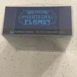 Phantasmal Flames Pokemon Center Exclusive ETB - New/Sealed w/ plastic protector - Image 3
