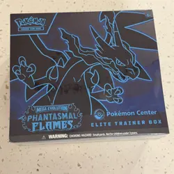 Phantasmal Flames Pokemon Center Exclusive ETB - New/Sealed w/ plastic protector - Image 5