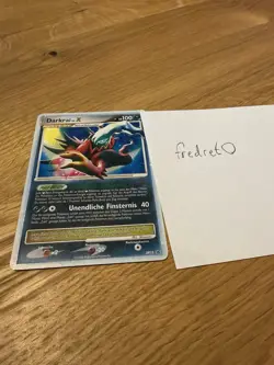 Darkrai LV.X DP19 Black Star Holo-Karte Pokemon TCG 2008 Deutsch - Image 1