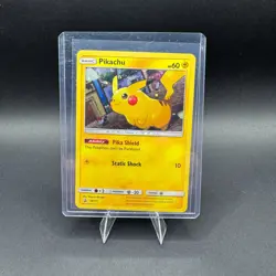 Pikachu Pokemon Sun&Moon Promo SM157 Swirl Holo NM - Image 1