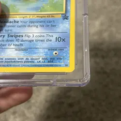 Psyduck #20 Black Star Pokemon League Promo 2000 CGC 9 💦 damaged case - Image 3