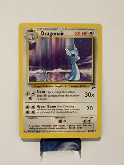 Dragonair Base Set 2 22/130 Rare Non Holo Vintage Pokemon Card LP+ - Image 1