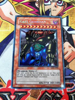 Gate Guardian mrd-e000 *NOT 25TH REPRINT* Unltd Ed (NM+) Secret Rare Yu-Gi-Oh! - Image 1