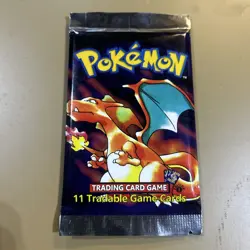 Wizards of the Coast 1999 Pokemon Base Set Unlimited Booster Pack - Sealed - Image 1