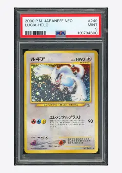 Pokemon PSA 9 Lugia Holo 2000 #249 NEO Japanese - Image 1