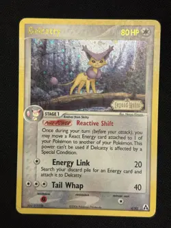 Delcatty 4/92 Reverse Holo Rare Legend Maker Heavily Played Pokemon Card - Image 1