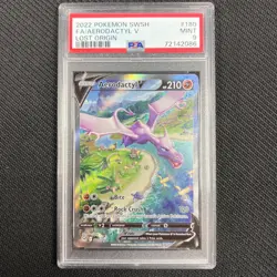 Aerodactyl V 180/196 Pokemon Card PSA 9 SWSH 2022 Lost Origins Full Art TCG CCG - Image 4