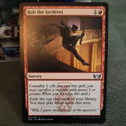 Rob the Archives Streets of New Capenna Regular - Image 1